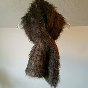 Ann Taylor fur scarf